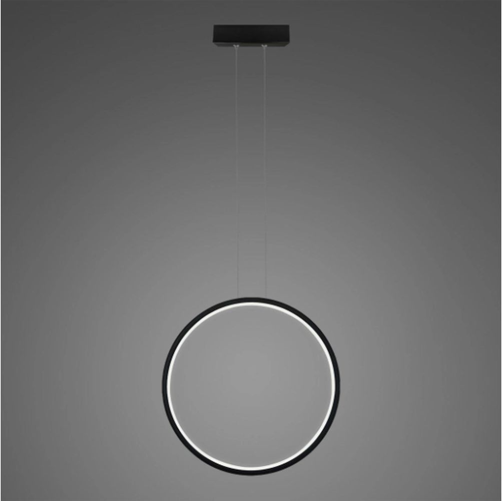 Altavola Design Ledowe Okręgi závěsné svítidlo 1x22 W černá LA073/X_40_in_3k_black_22W