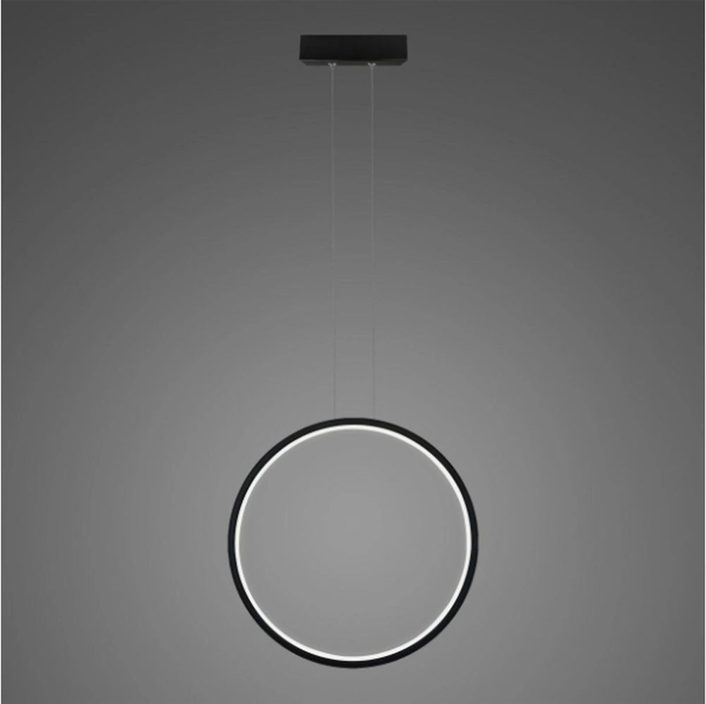 Altavola Design Ledowe Okręgi závěsné svítidlo 1x22 W černá LA073/X_40_in_4k_black_22W