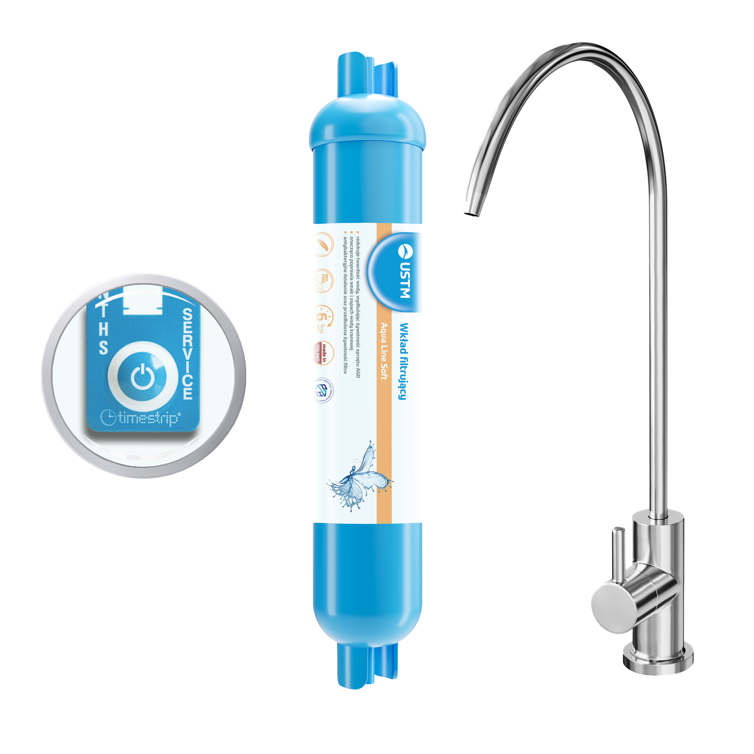 USTM Aqua Line filtr pod dřez AQUALINESOFTNEWSTYLE