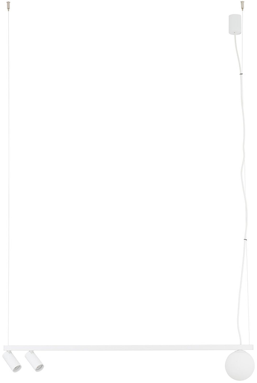 Nowodvorski Lighting Fourty III závěsné svítidlo 3x10 W bílá 11445