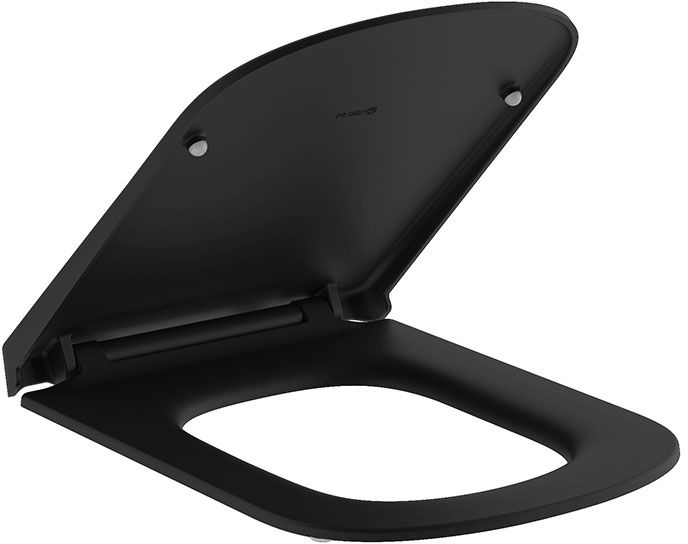 Kludi Resa S záchodové prkénko s pomalým sklápěním černá 27WCS39