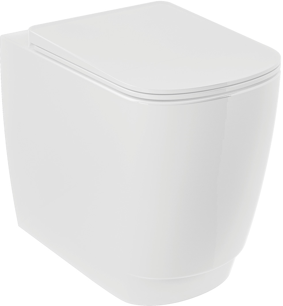 Kludi Resa S záchodová mísa stojícístativ bez splachovacího kruhu s vírovým splachováním bílá lesk 27WCB0343