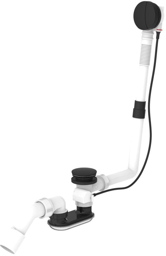 Laufen Palomba sifon k vaně černá H2951424500001