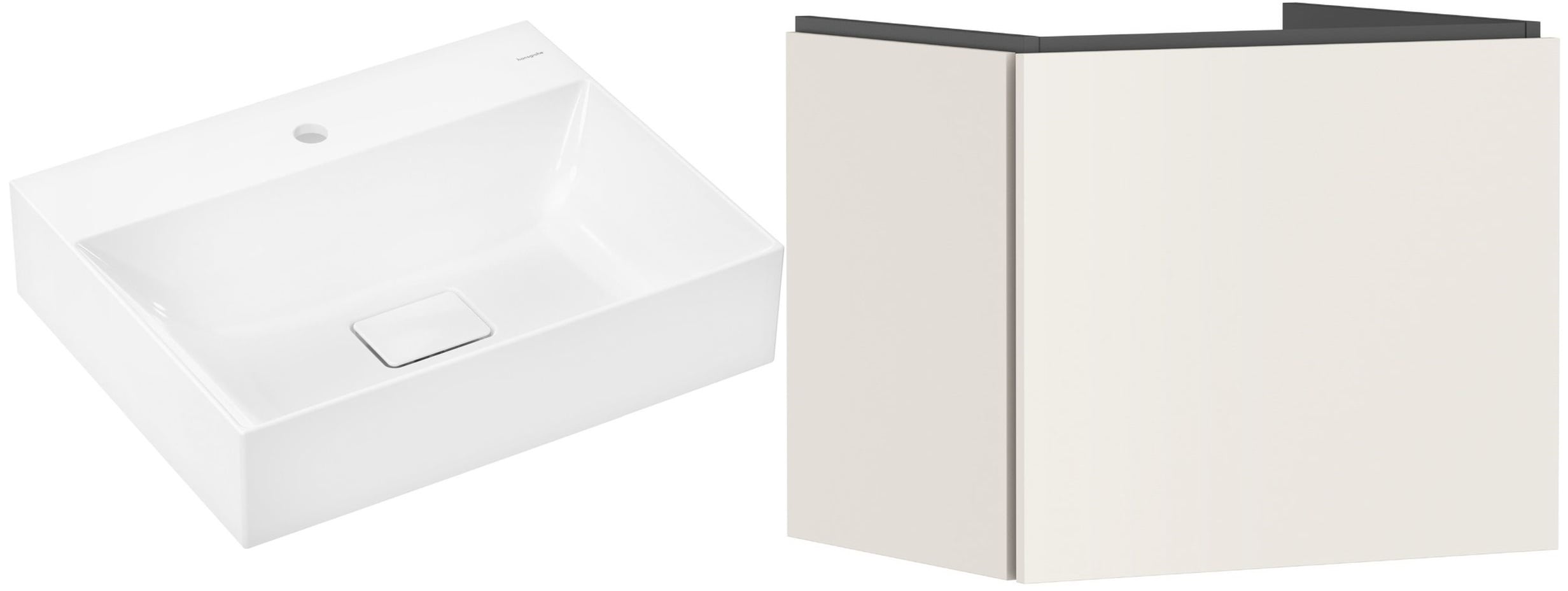 Sada skříňka Hansgrohe Xilesa E 54253780, umyvadlo Hansgrohe Xevolos E 61092450