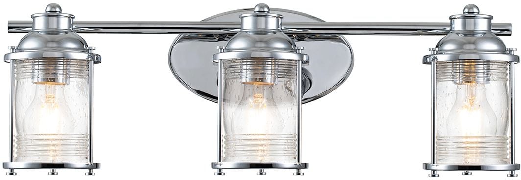 Quintiesse Ashland Bay nástěnné svítidlo 3x60 W chrom QN-ASHLANDBAY3-PC-BATH