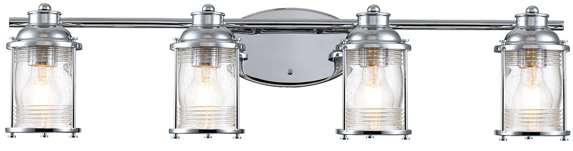 Quintiesse Ashland Bay nástěnné svítidlo 4x60 W chrom QN-ASHLANDBAY4-PC-BATH