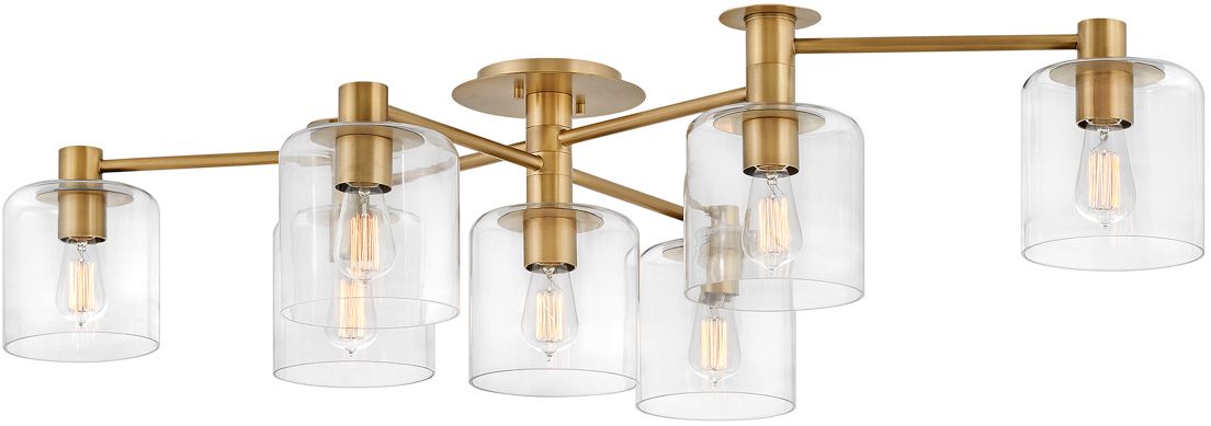 Quintiesse Axel stropní světlo x60 W mosaz QN-AXEL7-HB