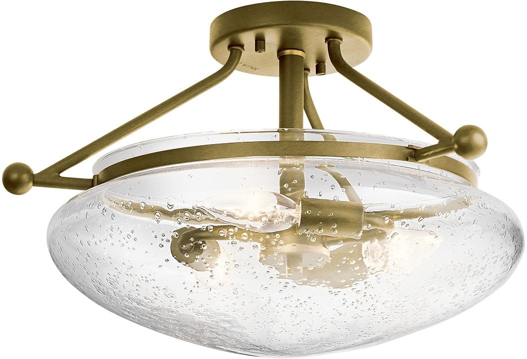 Quintiesse Belle stropní světlo 3x40 W mosaz QN-BELLE-SF-BNB