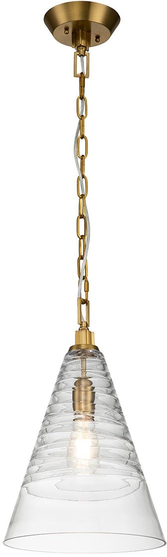 Quintiesse Elmore závěsné svítidlo 1x60 W mosaz QN-ELMORE-P-BBS