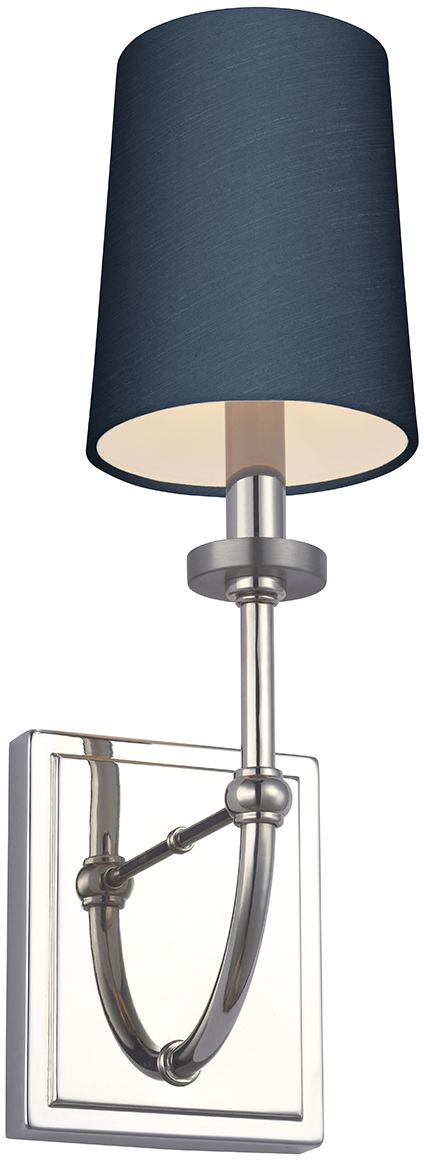 Quintiesse Felixstowe nástěnné svítidlo 1x3 W chrom-modrá QN-FELIXSTOWE1-B