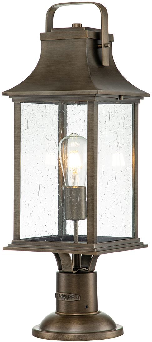 Quintiesse Grant venkovní stojací lampa 1x60 W hnědá QN-GRANT3-L-BU