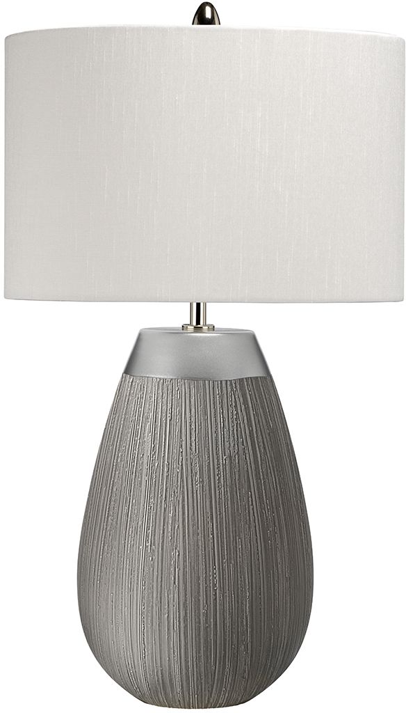 Quintiesse Harrow stolní lampa 1x60 W šedá-stříbrná QN-HARROW-TL