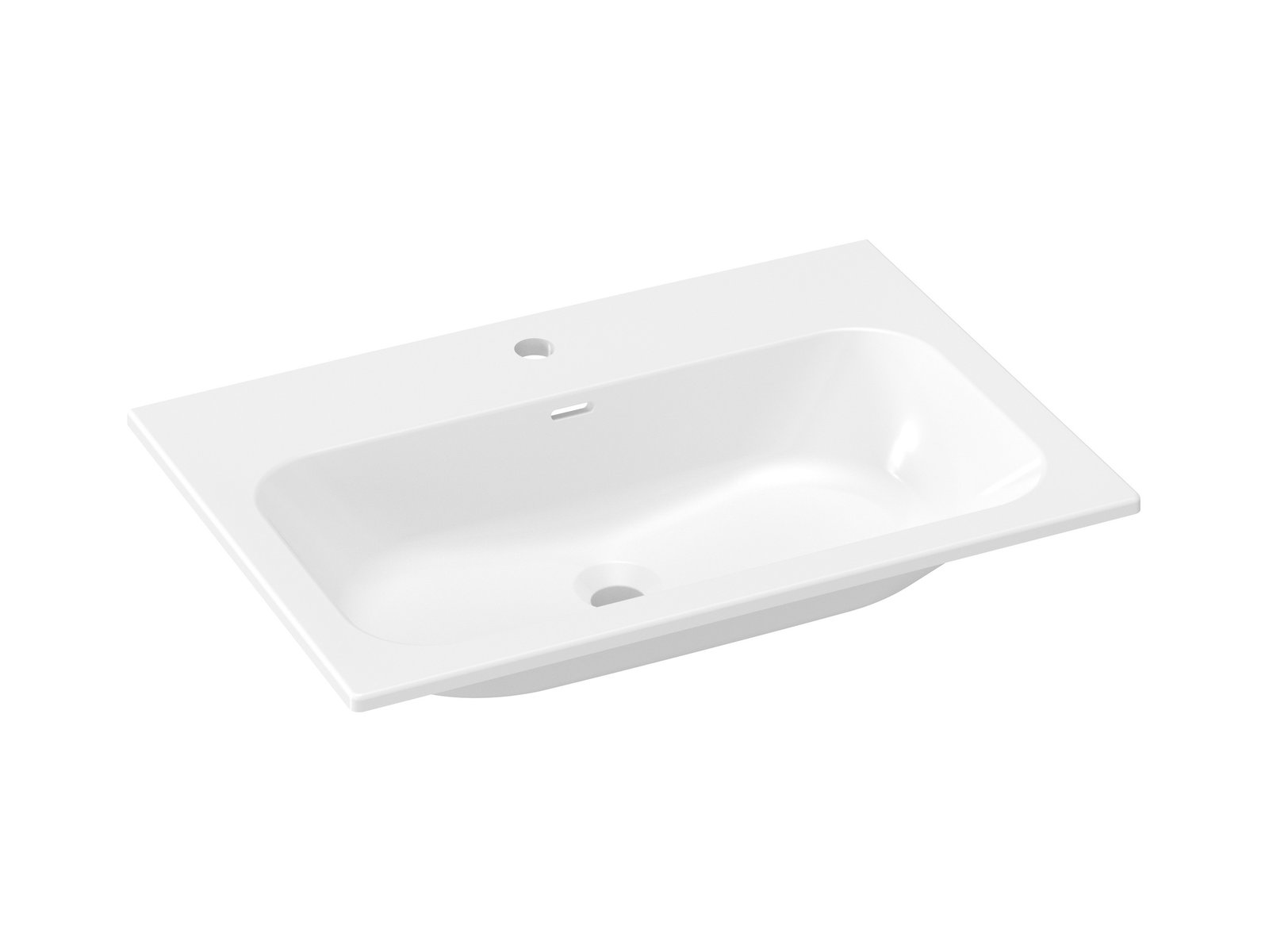 Ravak Chrome umyvadlo 70.5x49 cm obdélníkový nábytkový bílá XJX01170002