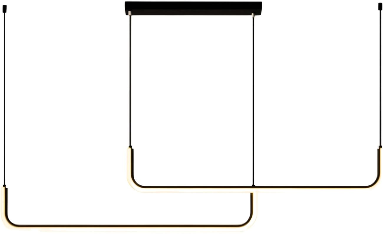 Abigali Nikon závěsné svítidlo 2x36 W černá LWNN