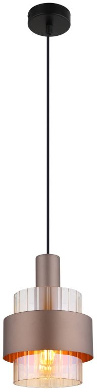 Globo Lighting Milley závěsné svítidlo 1x60 W jantarová 15560HA
