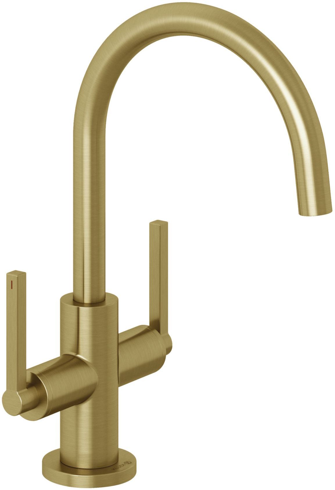 Kludi Nova Fonte Puristic umyvadlová baterie stojící zlatá 20118N015