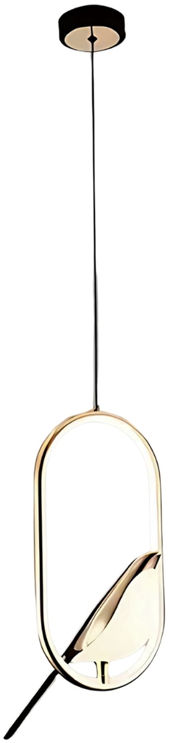 Abigali Bird závěsné svítidlo 1x18 W zlatá LWPB-OW