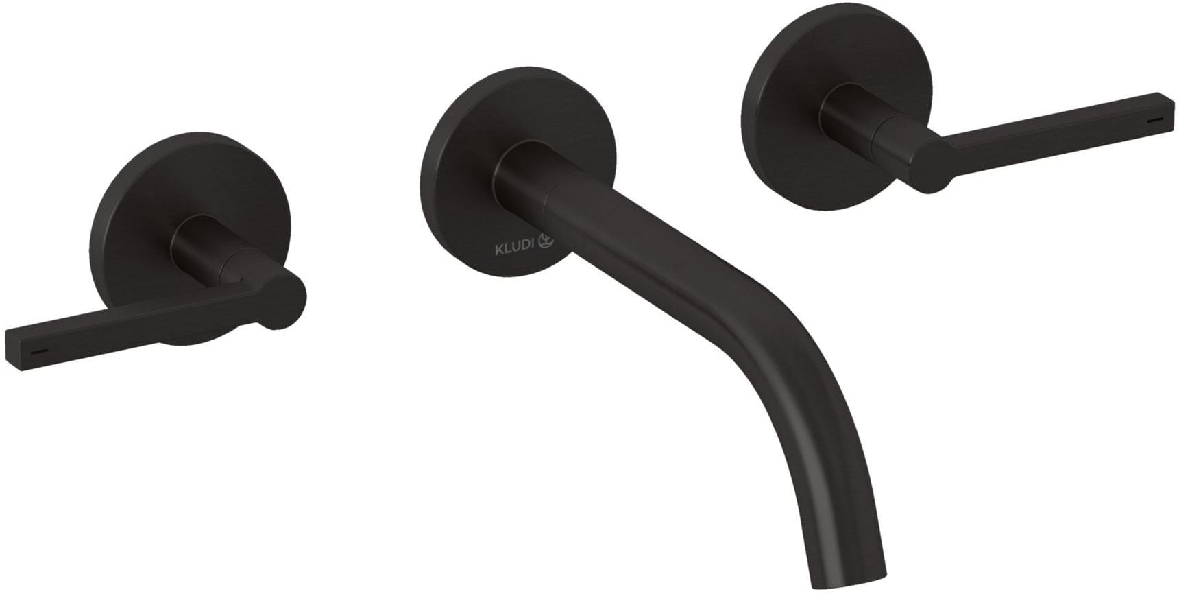 Kludi Nova Fonte Puristic umyvadlová baterie pod omítku černá 20144N215