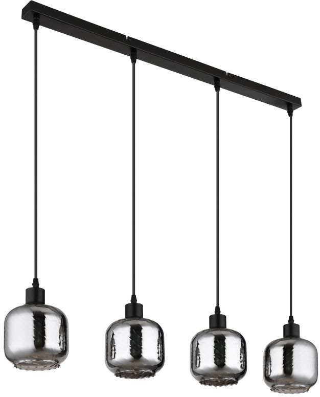Globo Lighting Xia závěsné svítidlo 4x25 W černá 15754-4H