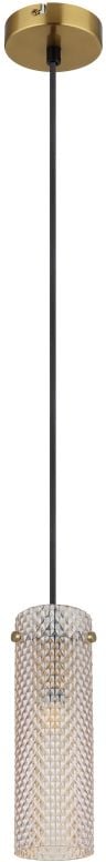 Globo Lighting Karolo závěsné svítidlo 1x40 W zlatá-jantarová 15775H