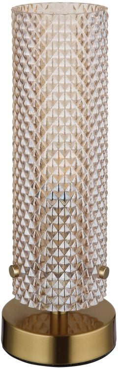 Globo Lighting Karolo stolní lampa 1x40 W zlatá-jantarová 15775T