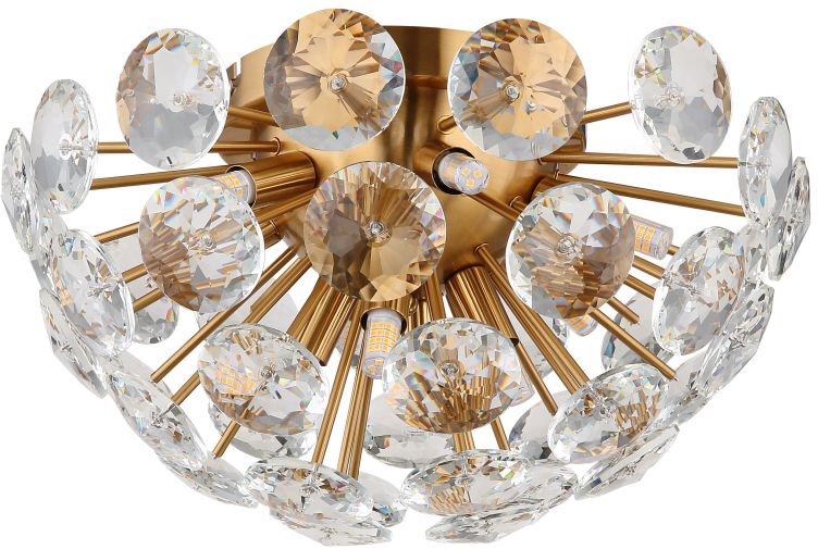 Globo Lighting Virina stropní světlo x7 W zlatá 16047D