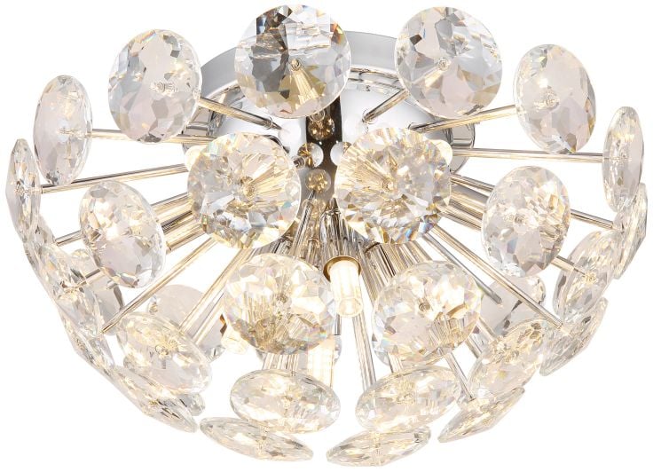 Globo Lighting Virina stropní světlo x7 W chrom 16047DC