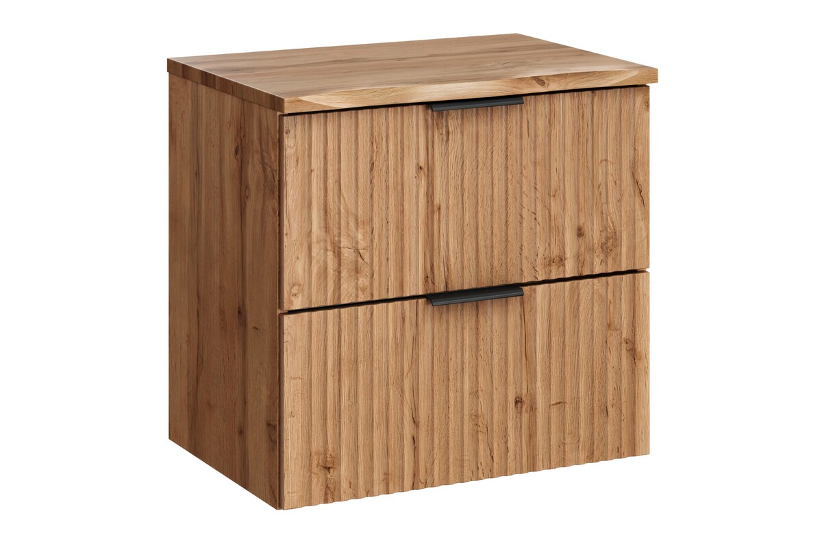 Sada skříňka Comad Adel Oak ADEL OAK 82-60-B-2S, deska na skříňku Comad Nature Wotan NATURE WOTAN 89-60-46 M