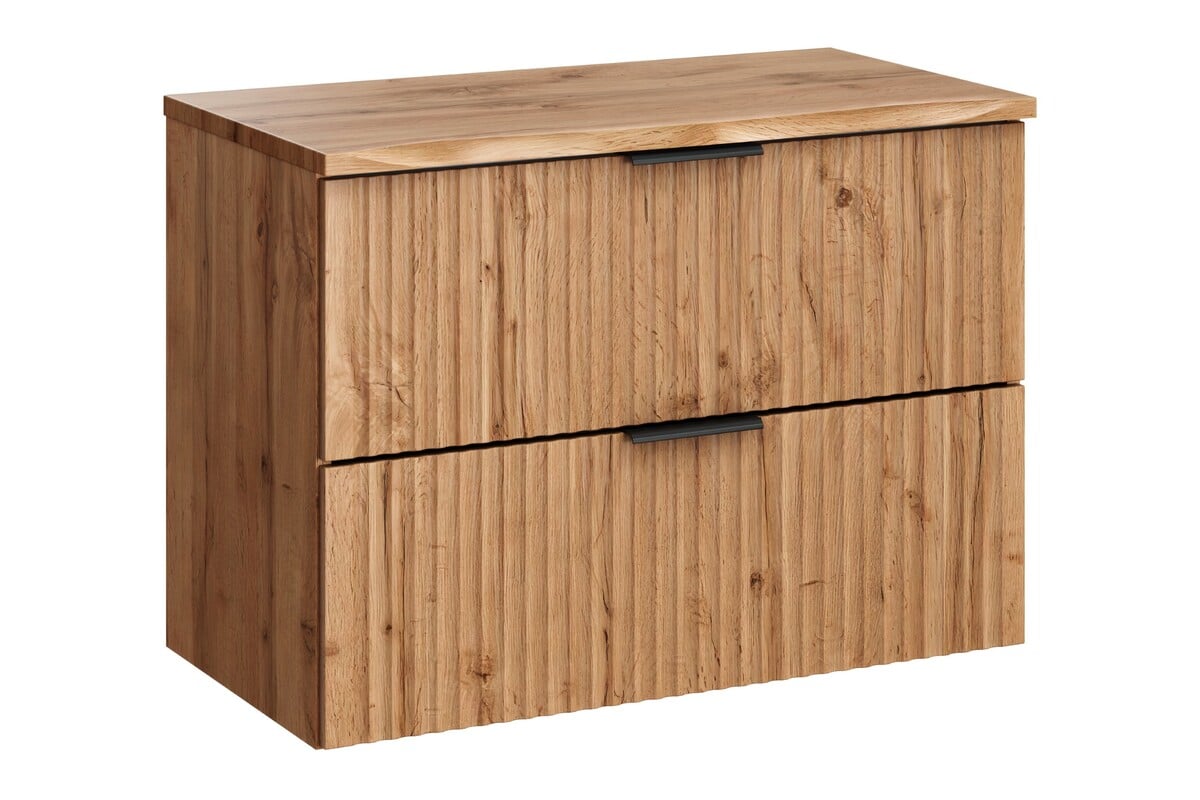 Sada skříňka Comad Adel Oak ADEL OAK 82-80-B-2S, deska na skříňku Comad Nature Wotan NATURE WOTAN 89-80-46 M