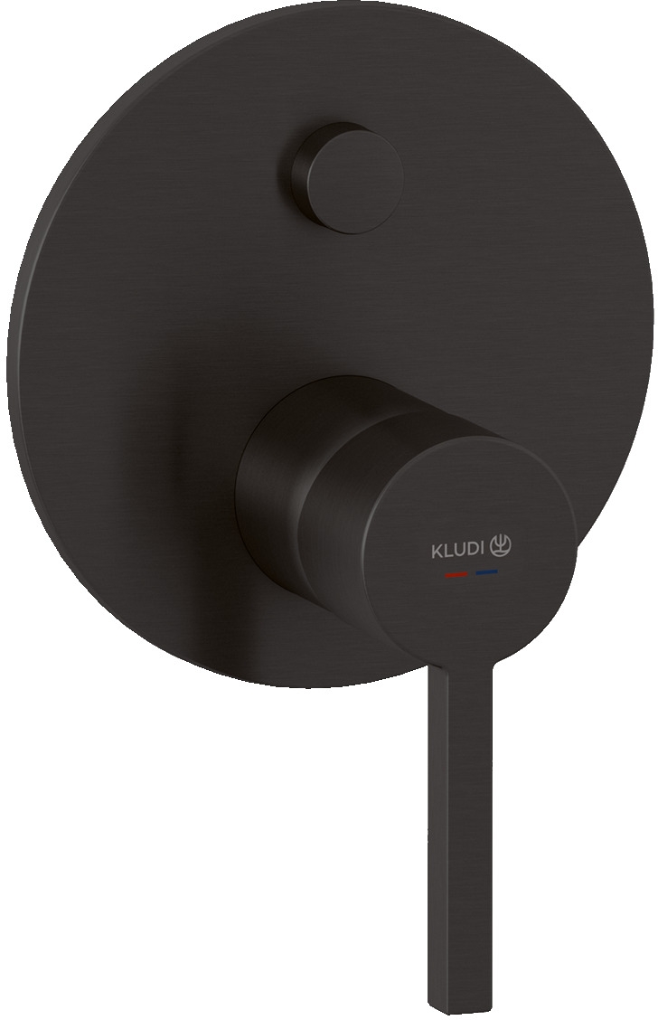 Kludi Nova Fonte Puristic vanová baterie pod omítku černá 20759N215