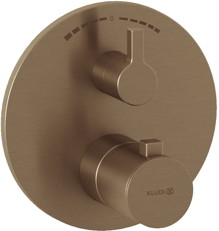 Kludi Nova Fonte Puristic vanová baterie pod omítku s termostatem || 20810N115