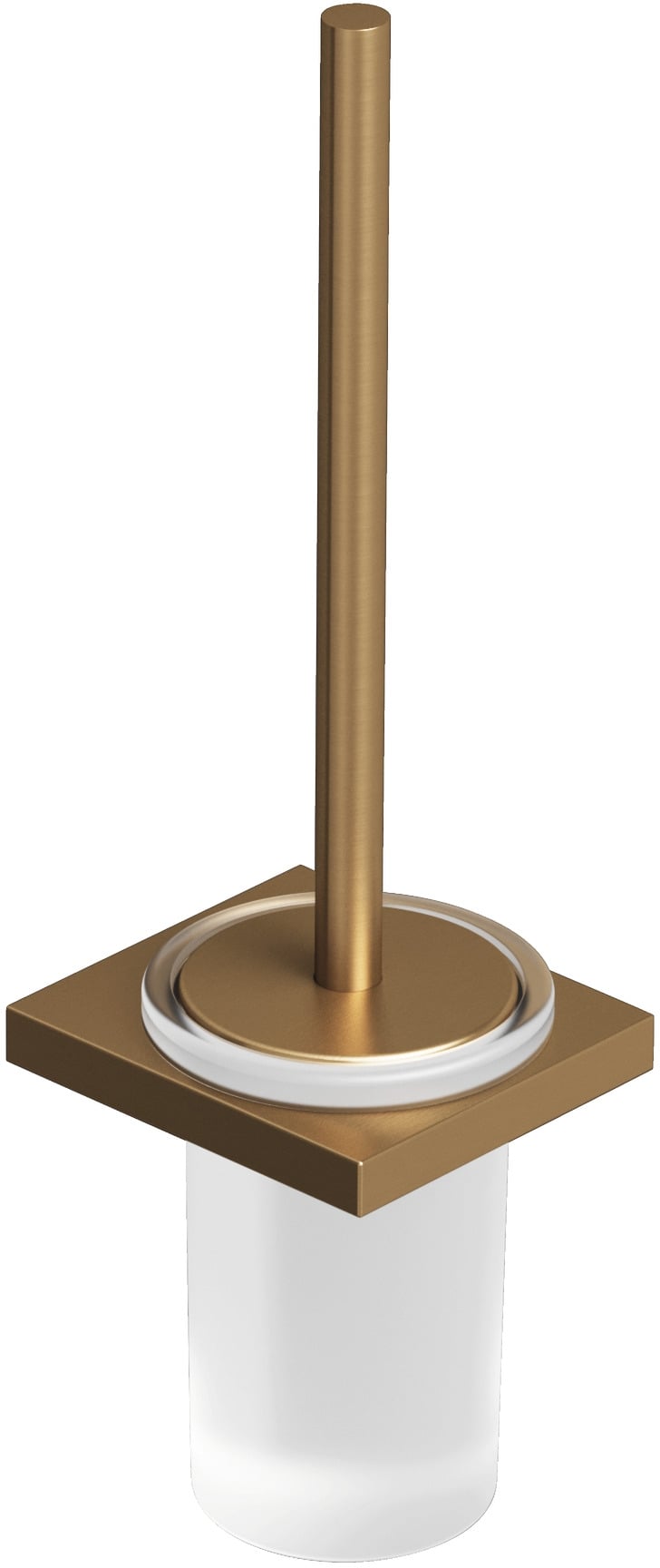 Kludi Vela C wc štětka s rukojetí šroubovaný hnědá 31974N1