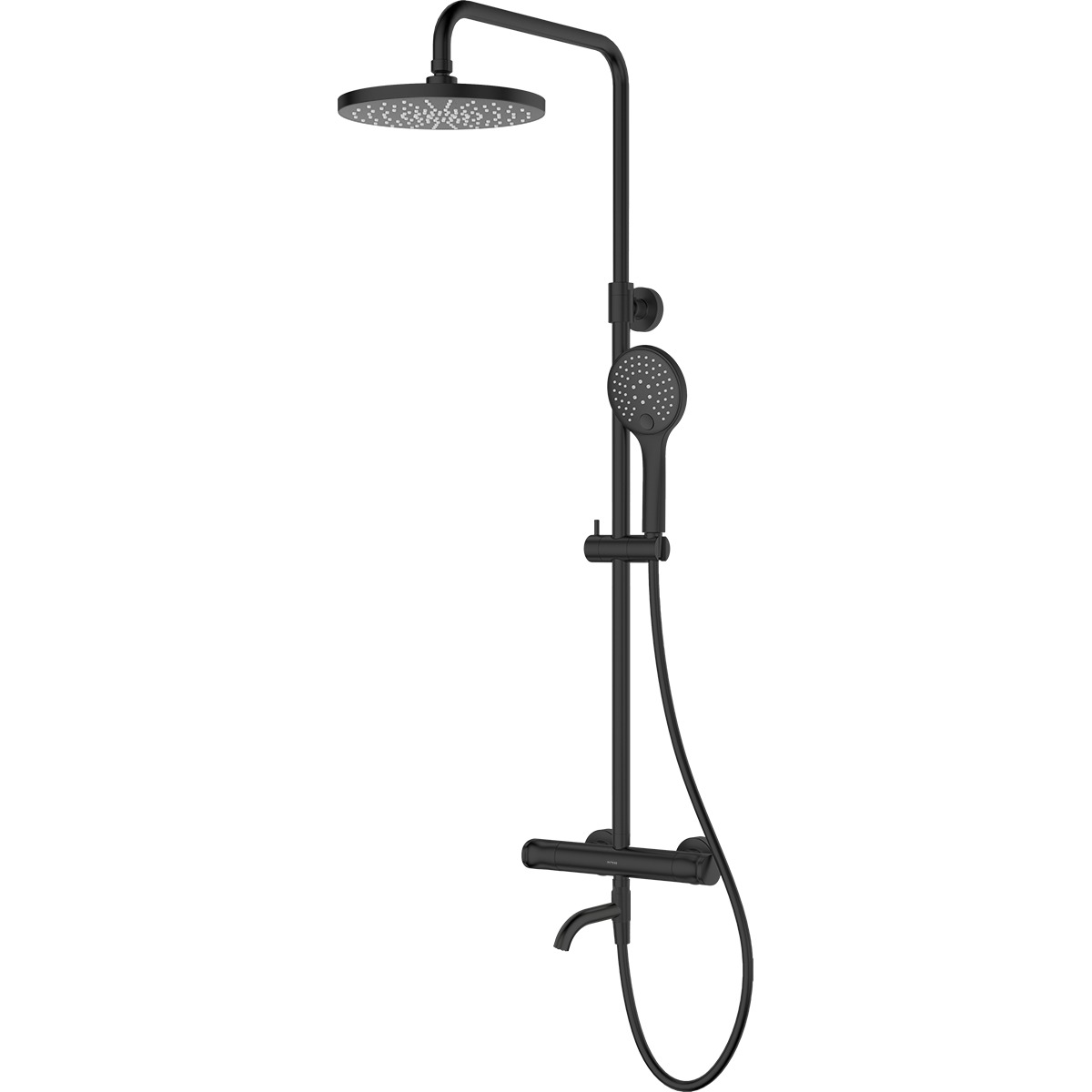 Sada sprchová sada Oltens Vatten 36505300, výtok baterie Oltens Numa 39106300