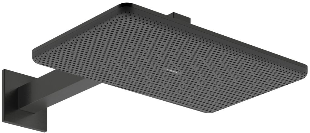 Hansgrohe Raindance Alive Q hlavová sprchá s ramenem 34.3x21.4 cm obdélníkový černá 24551340