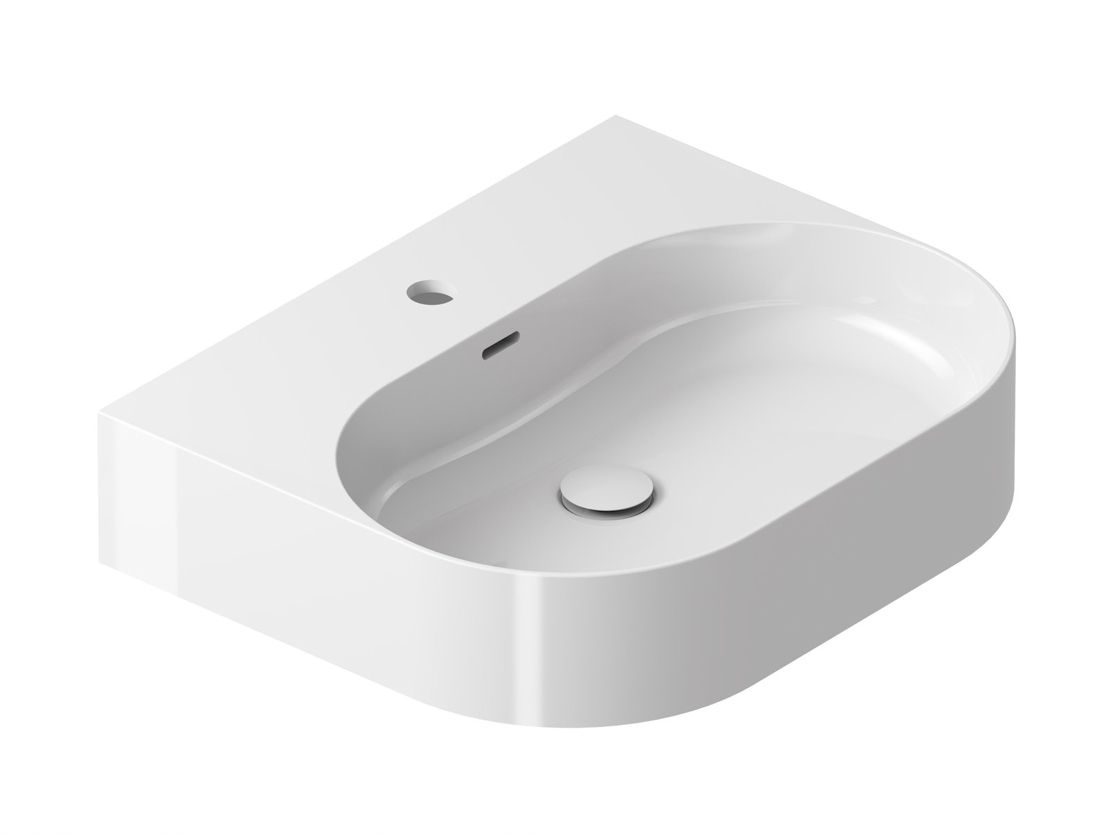 Ravak Ceramic umyvadlo 55.3x45.2 cm obdélníkový klasický bílá XJX01155008