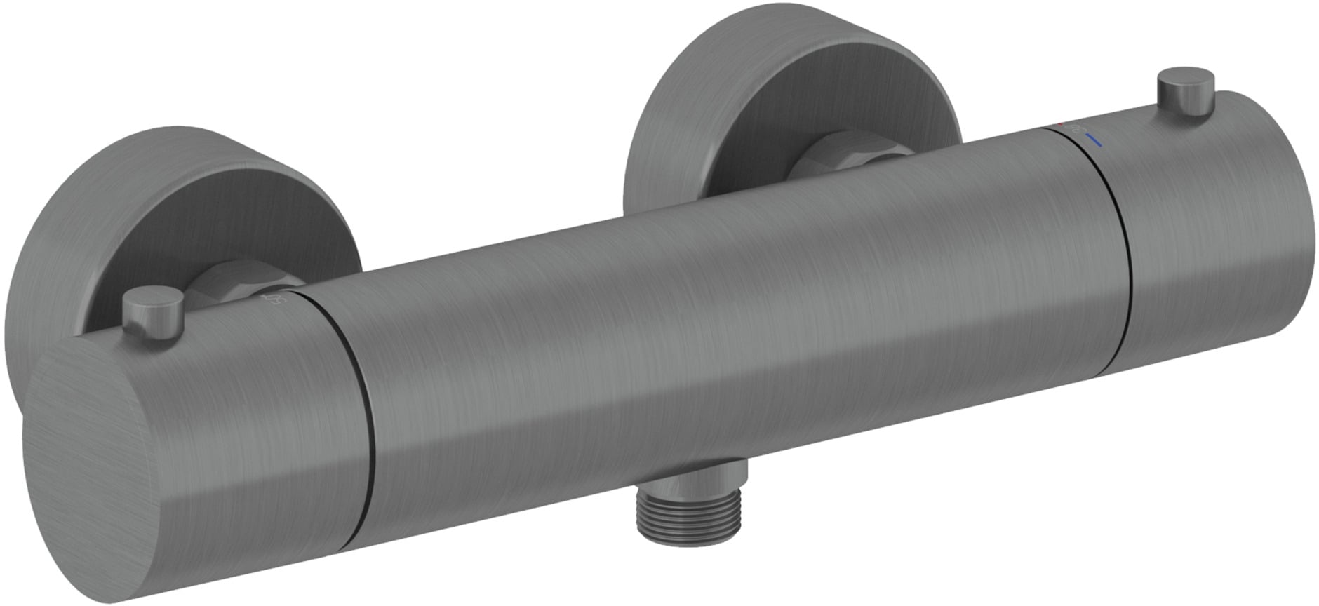 Kludi Objekta sprchová baterie nastěnná s termostatem černá 35200N238