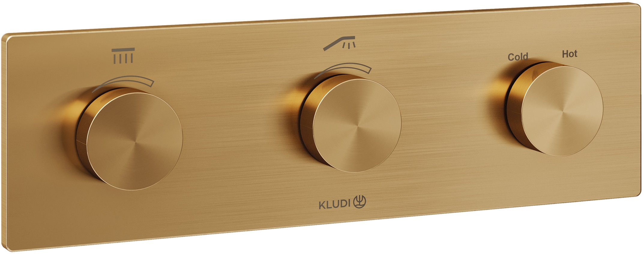 Kludi Pushtronic vanová baterie pod omítku s termostatem || 38300N1-00