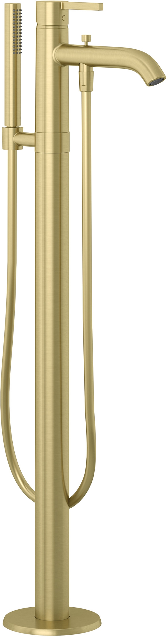 Kludi Nova Fonte Pura vanová baterie volně stojící zlatá 38590N015