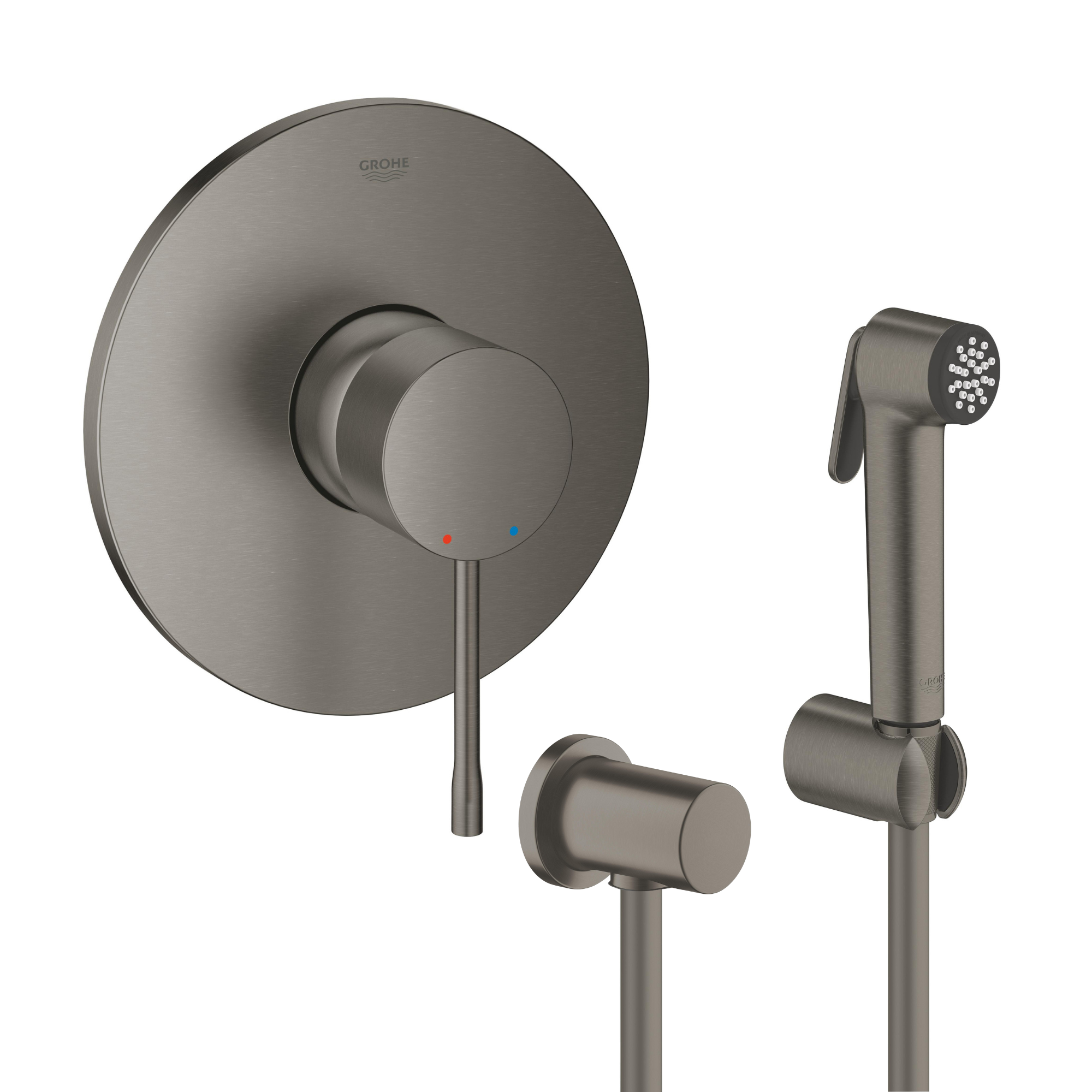 Sada sprchová baterie Grohe Essence 24057AL1, sada bidetové hlavice Grohe Tempesta 27513AL1, 27057AL0