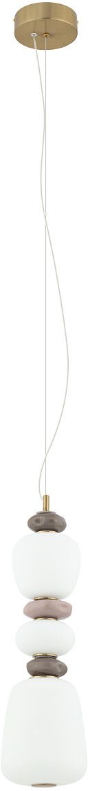 Nowodvorski Lighting Ceramic závěsné svítidlo 1x19 W šedá/popelavá-hnědá 11701