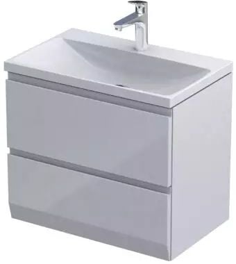 Oristo Brylant skříňka 59.6x38x50 cm pod umyvadlo závěsná bílá OR36C-SD2S-60-1