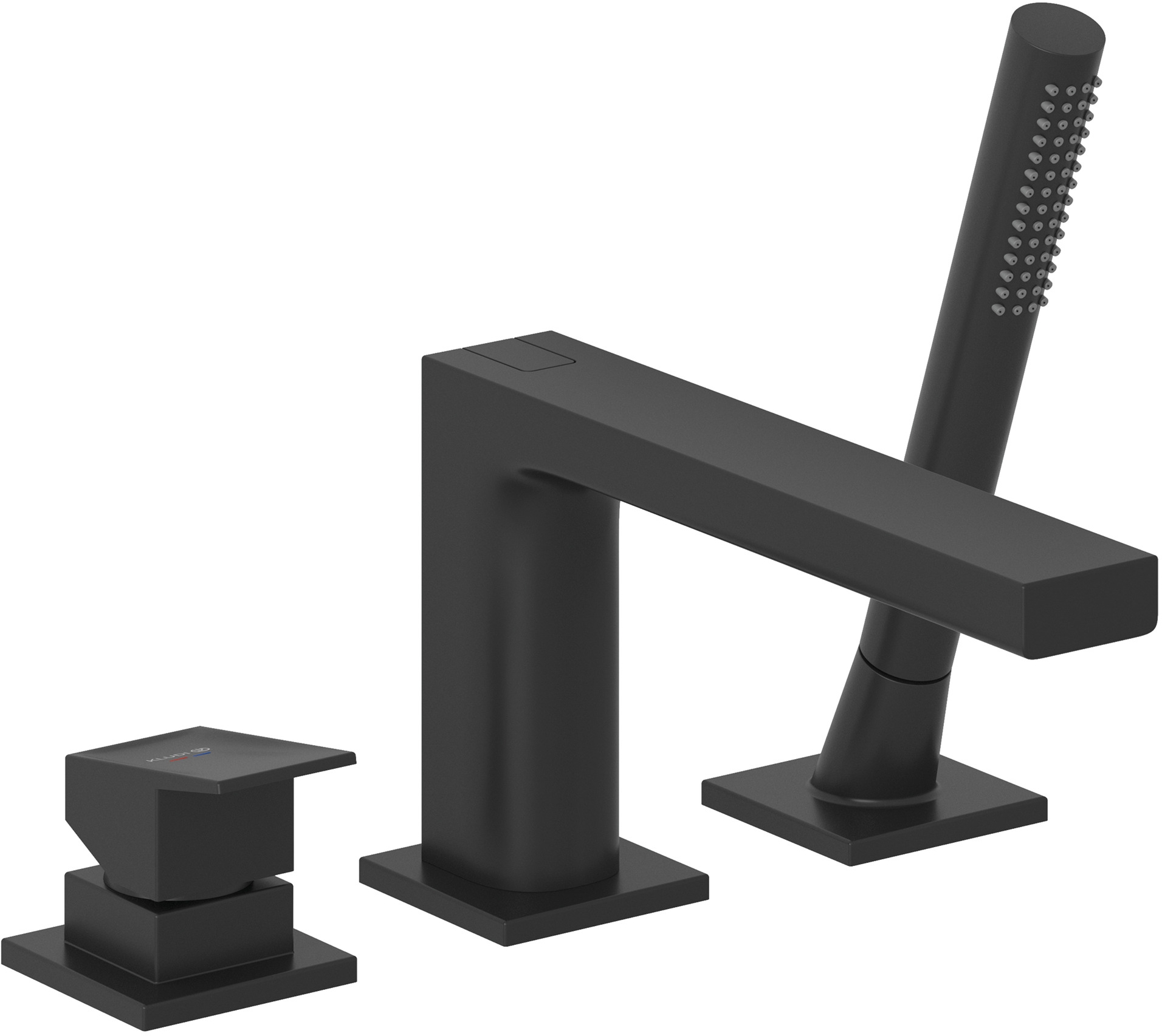 Kludi Decus vanová baterie na vanu černá 544483975