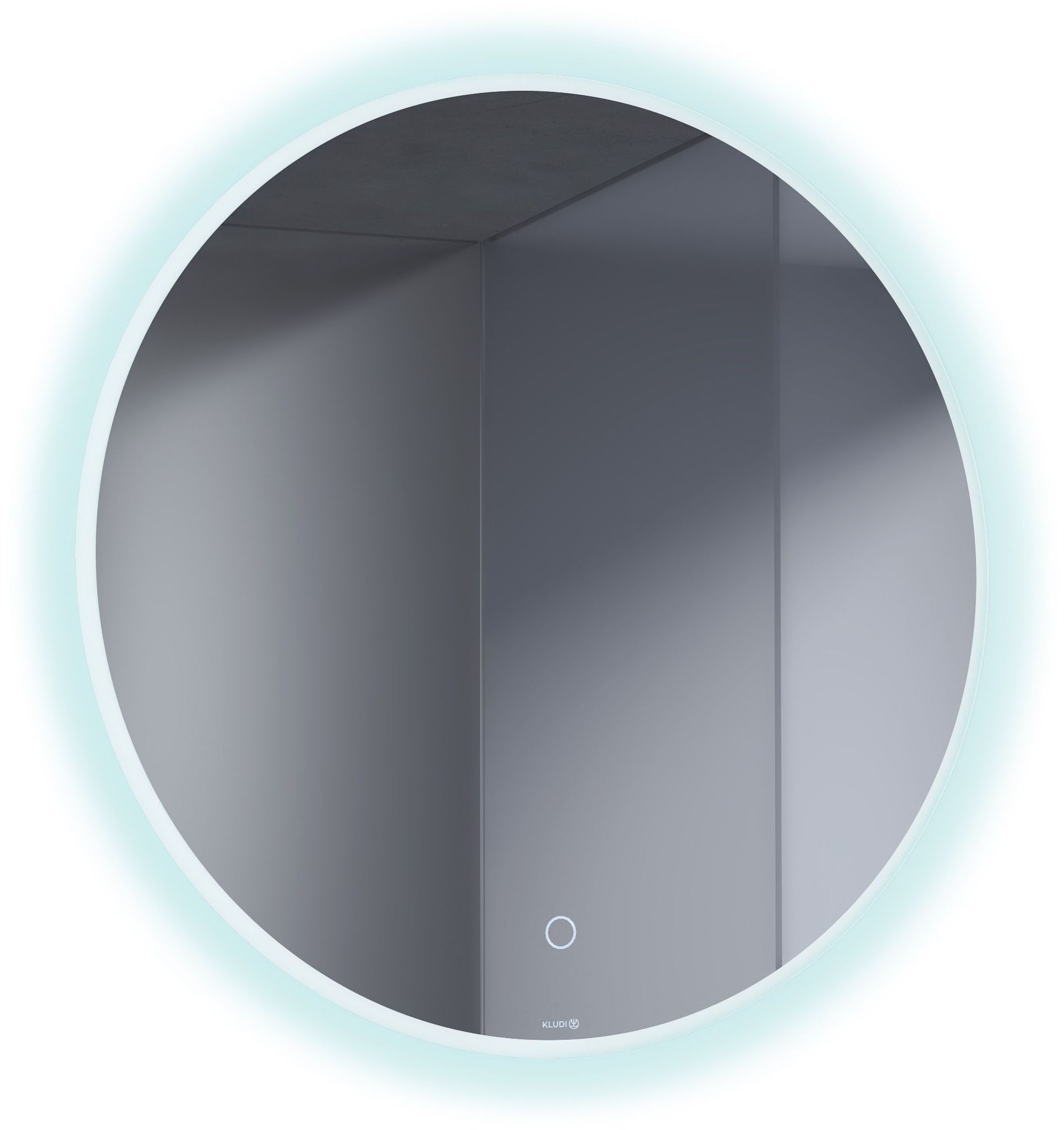 Kludi Luma zrcadlo 60x60 cm kulatý s osvětlením 17SP0100