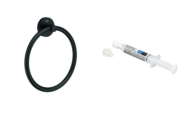 Sada věšák na ručník Grohe Start 411742430, lepidlo Grohe QuickGlue 41127000