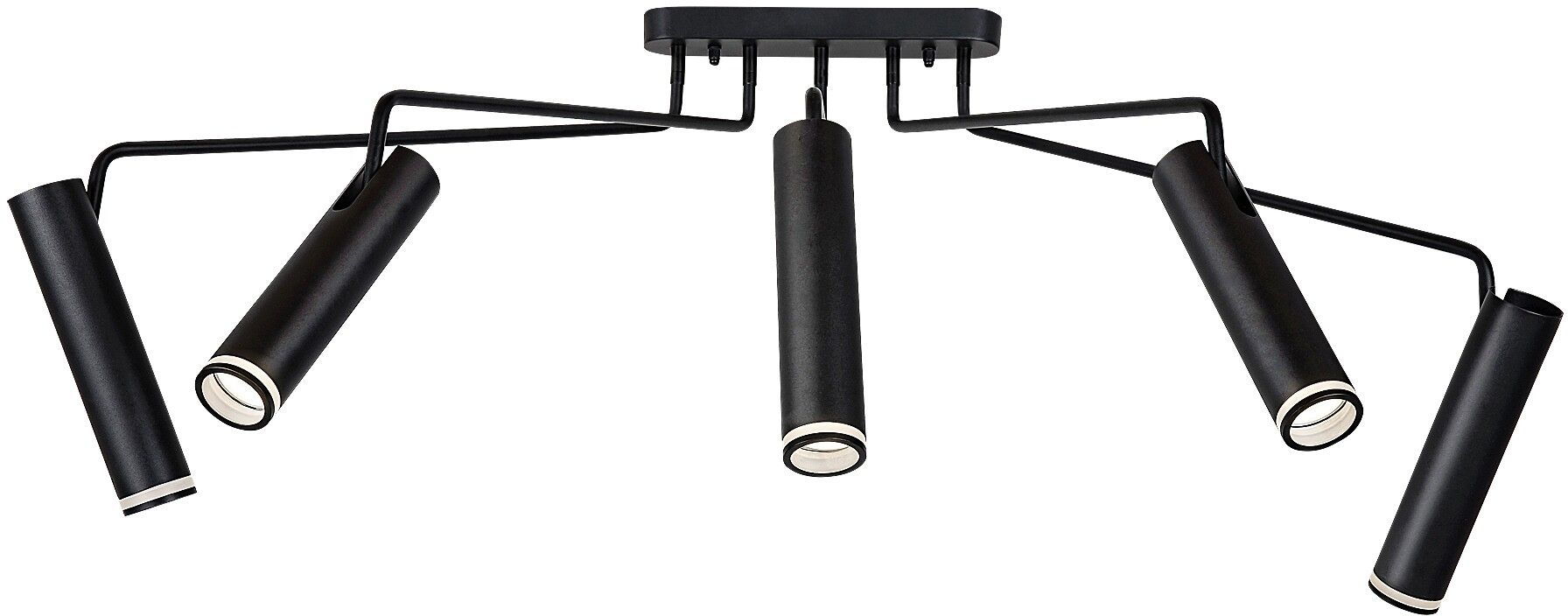 Rabalux Senobia stropní světlo 5x35 W černá 73040