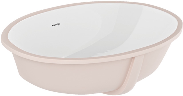 Kludi Resa umyvadlo 44x35 cm oválné pod pult bílá 59W0243