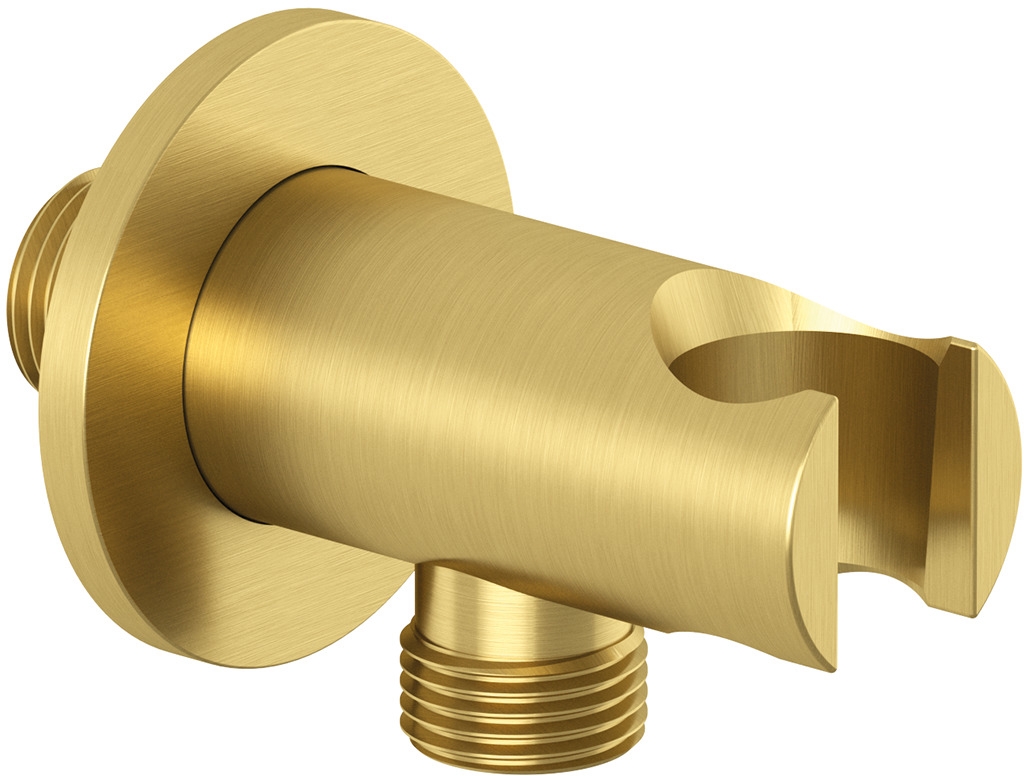 Kludi A-QA úhlový konektor s držákem zlatá 65567N0-00