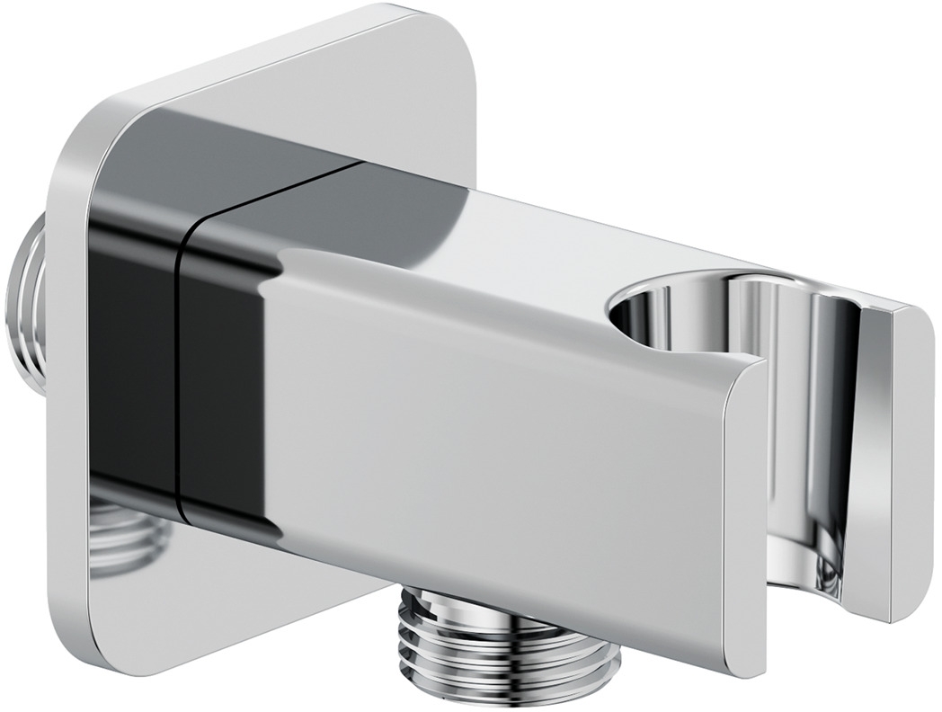 Kludi A-QA úhlový konektor s držákem chrom 6556805-00