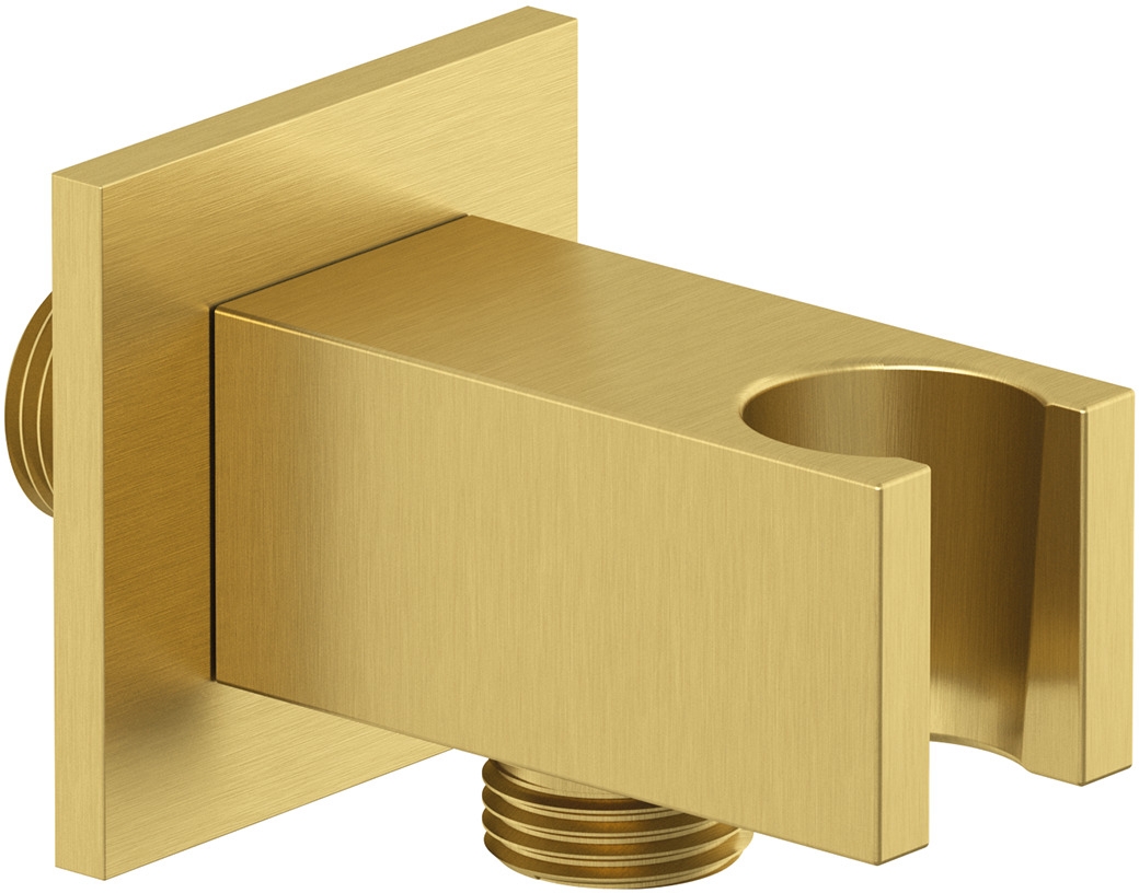 Kludi A-QA úhlový konektor s držákem zlatá 65569N0-00