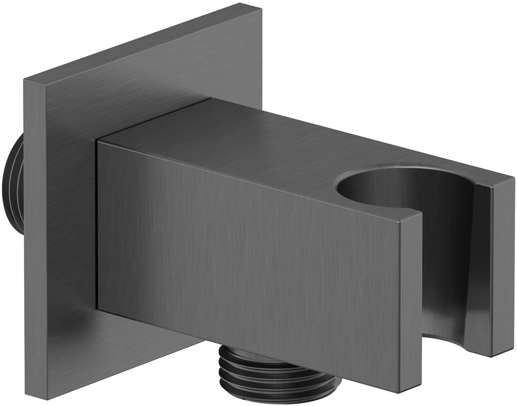 Kludi A-QA úhlový konektor s držákem černá 65569N2-00